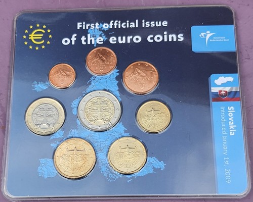 Monnaie slovaquie euros - euros, lot