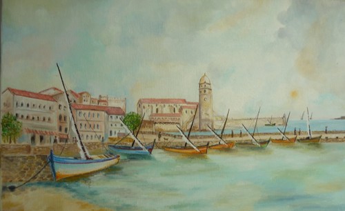 Tableau peinture sur - ,