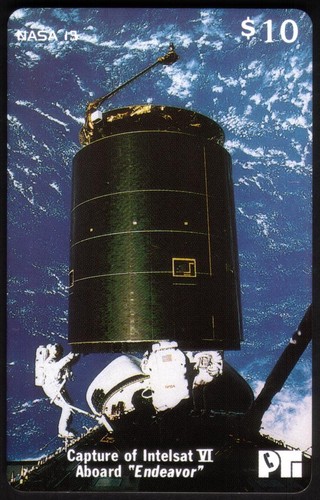 Nasa attraper de - de, intelsat
