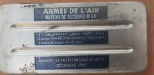 Boite ration de secours Armée de l'Air Algérie modèle 1959 1961 Boite Aluminium 