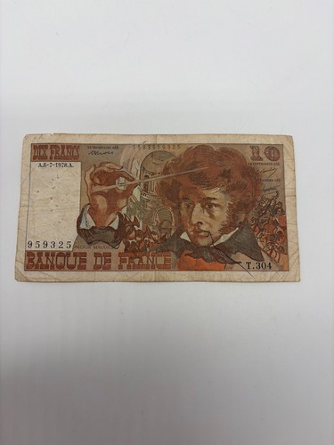 Billet francs berlioz - 10, 1978