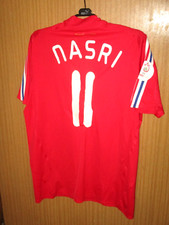 Maillot shirt jersey ancien NASRI N° 11  EQUIPE DE FRANCE  2008-2009 ADIDAS EURO