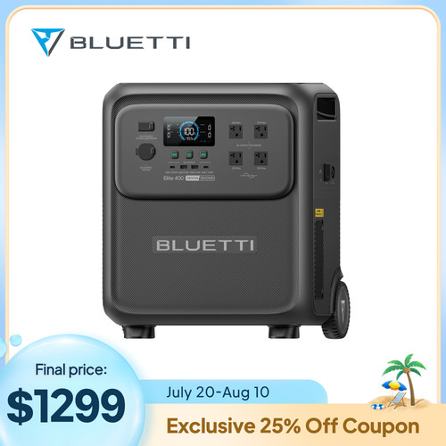 Bluetti elite 400 3840wh - elite, 2600w