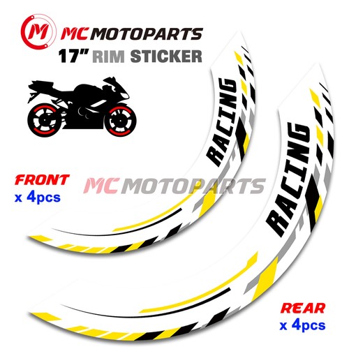Rim decal wheel sticker - 17",