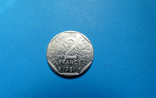 piece    France    1981   2 francs    TBE