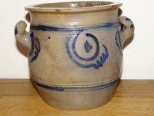 Ancien Pot à Sel Graisse en