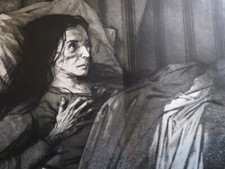 Michel CIRY (1919-2018) GRANDE EAU FORTE GENITRIX MAURIAC EXPRESSIONNISME 1966 b