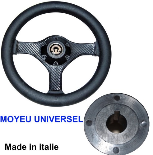 Volant noir 280mm moyeu - 280mm,