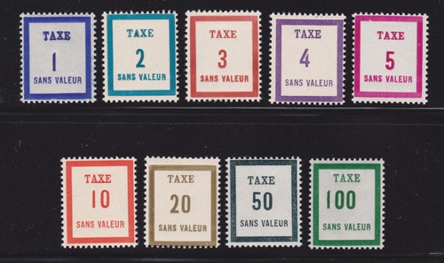 France timbre fictif taxe - taxe, ft1