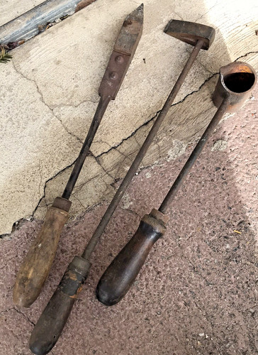 Ancien outils forge pot - ancien,