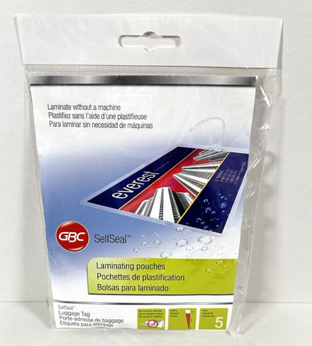 GBC SelfSeal Laminating