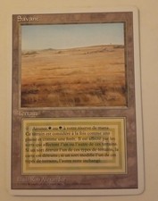 Savane dual lands mtg rare real card from personnal collection revised