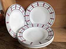 6 assiettes creuses en