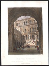 1844 Gravure aquarellée