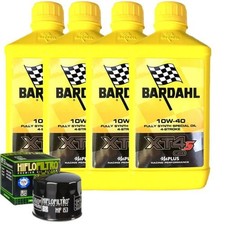 Set Entretien Huile Bardahl XT4S 10W40 + Filtre Pour Bimota 750 DB1 S Sr 1985>