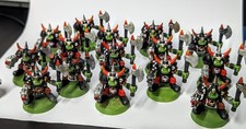 15 Boyz Orks Goff Warhammer 40k V2, venant de la boite de jeu de base