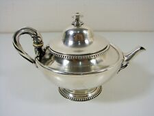 Théière Métal Argenté Christofle pour le Jockey Club de Paris 1869 Poinçons