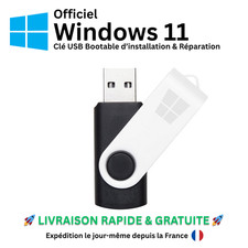 Clé USB Bootable Windows 11 – Installation & Réparation | Pour Pro & Particulier