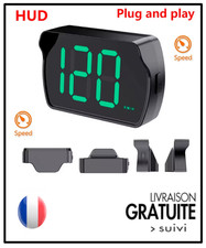 Affichage tête haute universel compteur vitesse numérique HUD GPS KMH projecteur