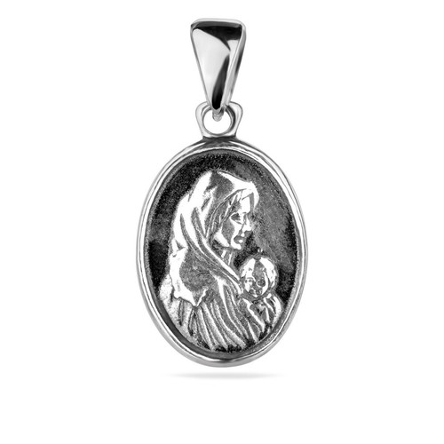 Collier ovale pendentif