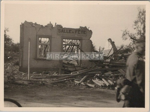 Photo ww2 vue une maison - photo,, d'une