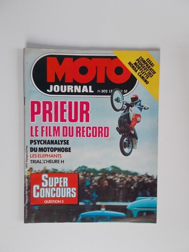 Moto journal 302 alain - moto,