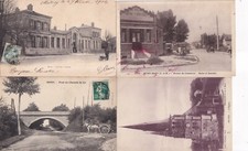 Lot de 4 cartes postales