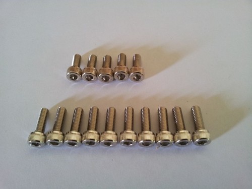 Lot vis btr chromé 10 - vis,