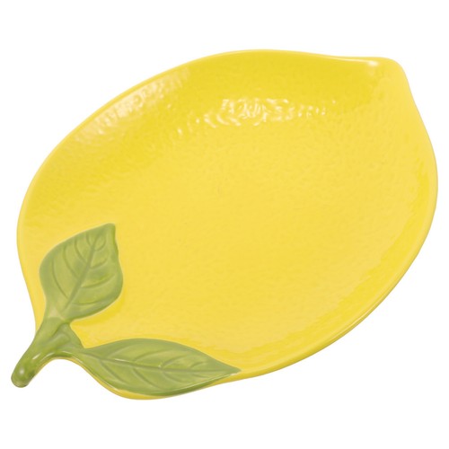 Assiette pour servir citron - pour,