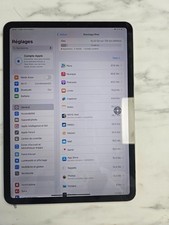 Apple iPad Pro 4eme Gen (2020) 128 Go Wifi - Gris - iCloud OFF- Tactile HS