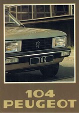 Catalogue brochure Peugeot 104