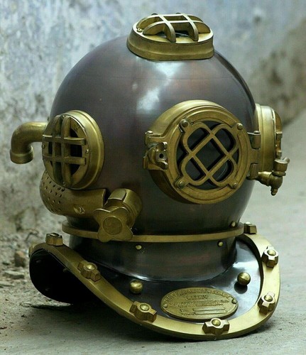 Casque plongée ancien - ancien, 18"