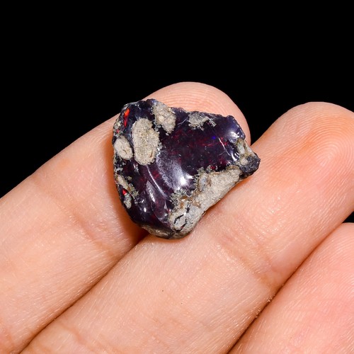 Ethiopian opal naturel black - opal, naturel,