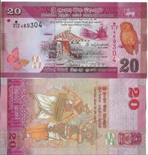 SRI LANKA - 20 ROUPIES - NEUF