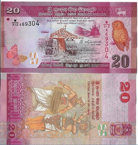 Sri lanka roupies neuf - -, 20