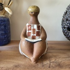 Céramique Lisa Larson Charlotta - Série ABC Les Filles Gustavsberg