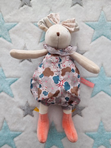 Doudou peluche grelot - grelot, souris