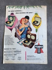 publicité de presse 1956 Electrophone TEPPAZ