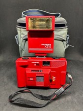 Appareil Photo HANIMEX 35HS Rouge 33mm Lens avec flash X215 + Sacoche