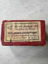 Ancienne Boîte Pâte À Rasoir Antiseptique
