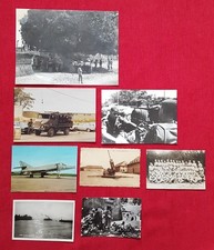lot PHOTOS et cartes postales   MILITAIRES , chars , camion, avions, bateaux ect