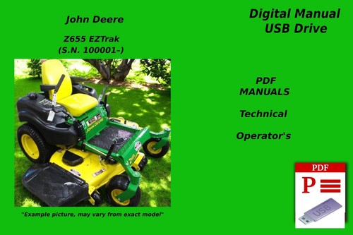 John deere z655 zero - deere, turn