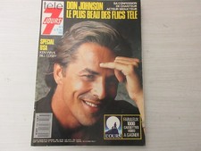 TELE 7 JOURS 1536 11.1989 Don JOHNSON Jeane MANSON Ken WAHL Arsène LUPIN