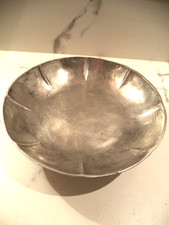 Ancienne , Coupe à fruit , étain , Titre99 , La Fontaine Paris ...866 gr