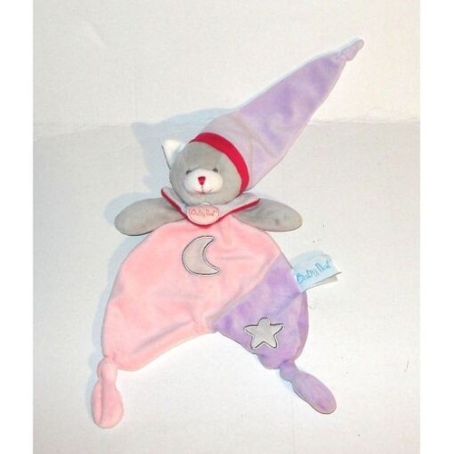 Doudou chat babynat - babynat, rose