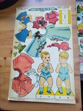 Planche Poupée Jacki Poupées A Decouper Editions JELP NANTES decoupage Neuf 