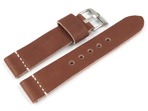 Bracelet montre marron cuir - montre,