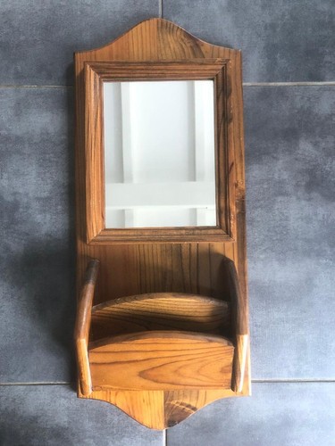 Joli miroir mural - ancien, porte