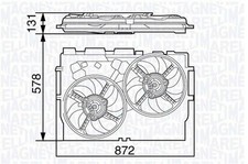 MAGNETI MARELLI Ventilateur de