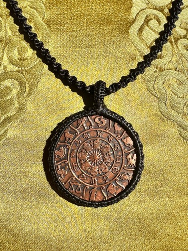 Pendentif tibet calendrier - pendentif,